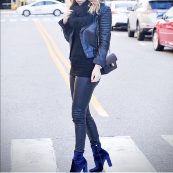 Steve Madden Shoes - Steve Madden Edit Royal Blue Velvet
High Heel Mid-Calf Boot- Size 6.5